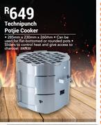 Technipunch Potjie Cooker-285mm x 230mm x 260mm