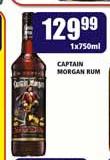 Captain Morgan Rum-750ml