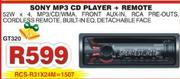 Sony MP3 CD Player + Remote GT320