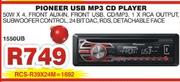 Pioneer USB MP3 CD Player 1550UB