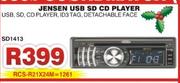 Jensem USB SD CD P;ayer SD1413