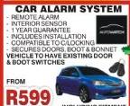 Car Alarm System Including Fitment