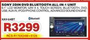 Sony 2DIN DVD Bluetooth All In 1 Unit XAV 64BT