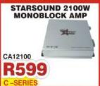 Starsound 2100W Monoblock Amp CA12100