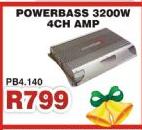 Powerbass 3200W 4CH AMP PB4.140