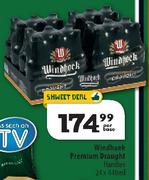 Windhoek Premium Draught Handles-24 x 440ml-Per Base