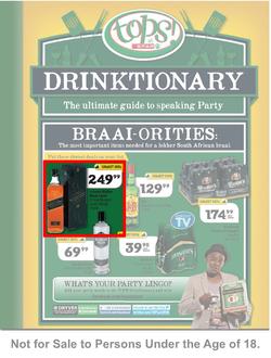 Tops at Spar KZN : Drinktionary (24 Sep - 5 Oct 2013), page 1