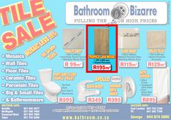 Bathroom Bizarre : Tile Sale (30 Oct 2013 - While Stocks Last), page 1