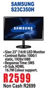 Samsung 23" (16:9) LED Monitor S23C350H