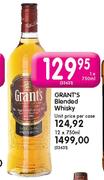 Grant's  Blended Whisky-12X750ml