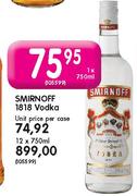 Smirnoff 1818 Vodka-1X750ml