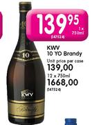 KWV 10 Yo Brandy-1X750ml