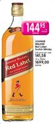 Johnnie Walker Red Label Scotch Whisky-1X750ml