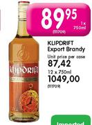 Klipdrift Export Brandy-1X750ml