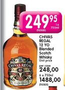 Chivas Regal 12 Yo Blended Scotch Whisky-1X750ml