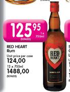 Red Heart  Rum-12X750ml