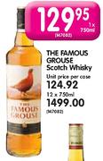 The Famous Grouse Scotch Whisky - 12x750ml