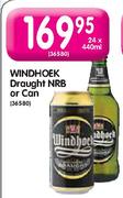 Windhoek Draught NRB or Can - 24x440ml