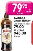 Amarula Cream Liqueur - 12x750ml
