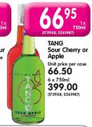 Tang Sour Cherry or Apple - 6x750ml