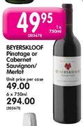 Beyerskloof Pinotage or Cabernet Sauvignon/Merlot - 750ml