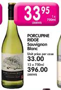 Porcupine Ridge Sauvignon Blanc - 12x750ml