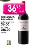 Graham Beck Railroad Red - 6x750ml