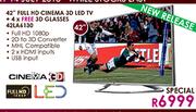 LG 42" Full HD Cinema 3D LED TV (42LA6130)
