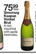 Simonsig Kaapse Vonkel Brut-750ml