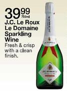 J.C Le Roux Le Domaine Sparkling Wine-750ml