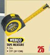 Webco Tape Measure-5m