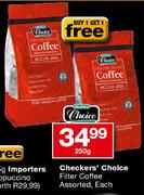 Checkers' Choice Filter Coffee Assorted-250g Each