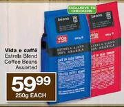 Vida E Caffe Estrela Blend Coffee Beans Assorted-250g Each
