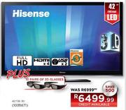 Hisense Full HD 3D LED TV-42"