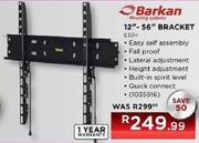 Barkan Bracket E30H-12"-56"