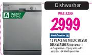 Kelvinator 12 Place Metallic Silver Dishwasher (KD12MM1)  