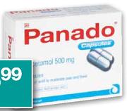 Panado Paracetamol Capsules-20's
