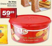 De Vries Choice Assortment Beskuitjies-800g