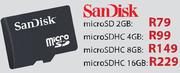 SanDisk microSDHC-4GB