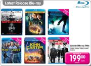 Assorted Blu-Ray Titles-Safe House/Hugo/Chronics/Man On A Ledge/John Carter/This Means War Each