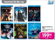 Assorted 3D Blu-Ray Titles-Captain America/Underworld/Thor/Hubble 3D/Born To Be Wild/Ocean Wonderlan