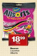Beacon Liquorice Allsorts-400g