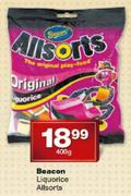 Beacon Liquorice Allsorts-400g