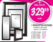 Manhattan Mirrors-410 x 410mm each