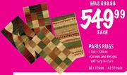 Paris Rugs-160 x 220cm each