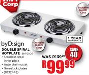 ByD:sign Double Spiral Hot Plate