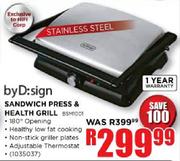 ByD:sign Sandwich Press & Health Grill