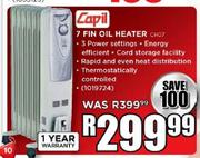 Capil 7 Fin Oil Heater