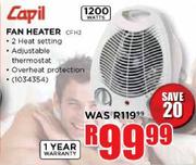 Capil Fan Heater-1200W