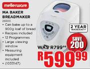 Mellerware MA Baker Bread Maker